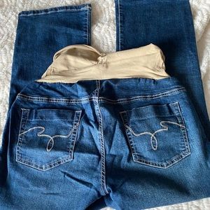 Maternity Cropped Jeans / Size: XL